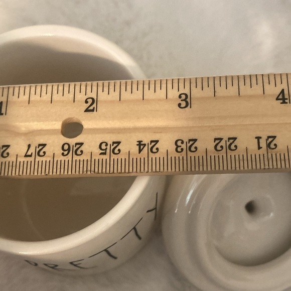 Rae Dunn Hello Pretty Heart Knob Canisters - Picture 4 of 7